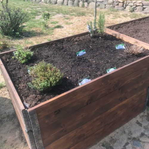 Garten DIY Hochbeete aus Palettenrahmen bauen The Organized Coziness